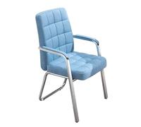 ZYSKABQ Sedia braccio di ricevimento ospite in tessuto ergonomico con braccioli per l'uso commerciale della hall della scuola di ufficio (blu) Octopus feet