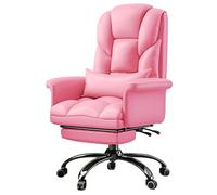 ZYSKABQ Sedia da computer da gioco ergonomica girevole con schienale alto con sedia da ufficio rotolante in pelle PU con supporto lombare e comodo pedale Octopus feet