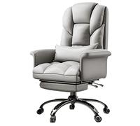 ZYSKABQ Sedia da computer da gioco ergonomica girevole con schienale alto con sedia da ufficio rotolante in pelle PU con supporto lombare e comodo pedale Octopus feet