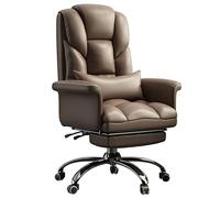ZYSKABQ Sedia da computer da gioco ergonomica girevole con schienale alto con sedia da ufficio rotolante in pelle PU con supporto lombare e comodo pedale Octopus feet