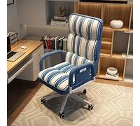 ZYSKABQ Sedia da computer girevole ergonomica regolabile con cuscino di seduta imbottito per adulti Sedia da ufficio con schienale alto con braccioli e poggiatesta Marrone 51x52x57 cm Octopus feet