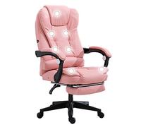 ZYSKABQ Sedia da gioco ergonomica con poggiapiedi Supporto per schienale alto a 7 punti Sedia per computer da ufficio Capacità di 150 kg (Bianco) Octopus feet
