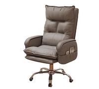 ZYSKABQ Sedia da gioco ergonomica con schienale alto per adulti Boss Lift Sedia da ufficio con poltrona in metallo per camera da letto e soggiorno Opzione colore marrone Octopus feet