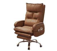 ZYSKABQ Sedia da gioco ergonomica con schienale alto per adulti Boss Lift Sedia da ufficio con poltrona in metallo per camera da letto e soggiorno Opzione colore marrone Octopus feet