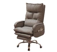 ZYSKABQ Sedia da gioco ergonomica con schienale alto per adulti Boss Lift Sedia da ufficio con poltrona in metallo per camera da letto e soggiorno Opzione colore marrone Octopus feet