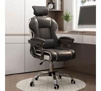 ZYSKABQ Sedia da gioco girevole regolabile con supporto posteriore in pelle e cuscino in lattice Design ergonomico per comfort e supporto Octopus feet