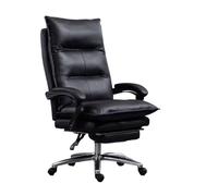 ZYSKABQ Sedia da scrivania da ufficio in pelle alta e alta ergonomica con comoda sedia da gioco esecutiva rotolante regolabile per cuscinetto per l'ufficio (nero) Octopus feet