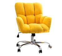 ZYSKABQ Sedia da scrivania di velluto ergonomico con armi per home office moderno sedia da task girevole per ragazze simpatiche camera da letto posteriore medio. Octopus feet