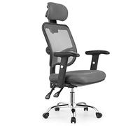 ZYSKABQ Sedia da scrivania direzionale girevole con schienale alto, supporto lombare e rete traspirante Sedia da gioco reclinabile regolabile in altezza per uomo Sedia da ufficio ergonomica arancione