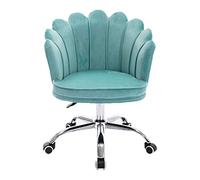 ZYSKABQ Sedia da scrivania ergonomica girevole con schienale medio, rotazione a 360°, sedia da computer per casa e ufficio, comoda sedia da lavoro con piedi a polpo portanti fino a 150 kg