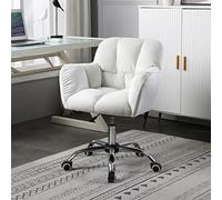 ZYSKABQ Sedia da scrivania girevole in velluto di lusso regolabile in altezza per l'home office Design moderno ed ergonomico con supporto per la schiena centrale Elegante e confortevole Octopus feet