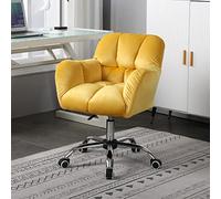 ZYSKABQ Sedia da scrivania girevole in velluto di lusso regolabile in altezza per l'home office Design moderno ed ergonomico con supporto per la schiena centrale Elegante e confortevole Octopus feet
