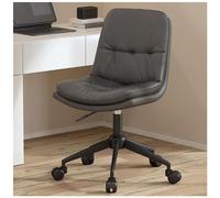 ZYSKABQ Sedia da scrivania in pelle ergonomica con sedile imbottita a 360 ° Design senza braccio girevole Ideale per la base di vanità per il compito del computer di casa. Octopus feet