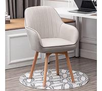 ZYSKABQ Sedia da scrivania moderna girevole in velluto rosa, comoda poltrona imbottita di metà secolo per scrivania da ufficio e vanità, gambe in legno, 16x16x34 pollici Octopus feet