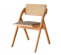ZYSKABQ Sedia da scrivania moderna in rattan con schienale e design pieghevole per l'home office o l'uso esterno in colore grigio. Octopus feet
