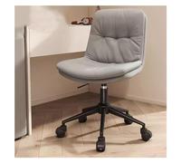 ZYSKABQ Sedia da scrivania moderna per casa e ufficio in pelle con ruote Comoda sedia girevole per computer con schienale medio per piccoli spazi Sedia da toeletta regolabile Octopus feet
