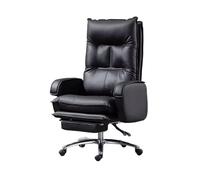 ZYSKABQ Sedia da scrivania per computer reclinabile ergonomico con funzionalità girevole per ufficio e casa comodo divano in pelle PU in microfibra per lunghe ore di seduta (bianco) Octopus feet