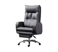 ZYSKABQ Sedia da scrivania per computer reclinabile ergonomico con funzionalità girevole per ufficio e casa comodo divano in pelle PU in microfibra per lunghe ore di seduta (bianco) Octopus feet