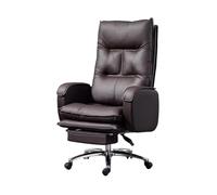ZYSKABQ Sedia da scrivania per computer reclinabile ergonomico con funzionalità girevole per ufficio e casa comodo divano in pelle PU in microfibra per lunghe ore di seduta (bianco) Octopus feet