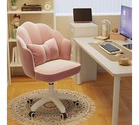 ZYSKABQ Sedia da ufficio direzionale in velluto rosa con soffice imbottitura per un comodo utilizzo in bagno Octopus feet