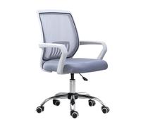 ZYSKABQ Sedia da ufficio girevole in rete con supporto lombare di bracciori fissi e finitura viola ideale per sale conferenze e scrivanie per computer Octopus feet