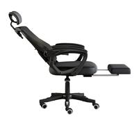 ZYSKABQ Sedia da ufficio in rete ergonomica con poggiatesta e sedia da task girevole 360 arretrato 90 145 ° sedia da scrivania al computer regolabile con ruote Octopus feet