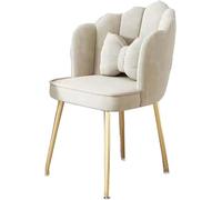 ZYSKABQ Sedia da ufficio moderna rosa con gambe in metallo e cuscino Elegante sedia da scrivania per la camera da letto o il soggiorno di Home Office Octopus feet