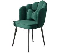 ZYSKABQ Sedia da ufficio moderna rosa con gambe in metallo e cuscino Elegante sedia da scrivania per la camera da letto o il soggiorno di Home Office Octopus feet