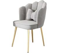 ZYSKABQ Sedia da ufficio moderna rosa con gambe in metallo e cuscino Elegante sedia da scrivania per la camera da letto o il soggiorno di Home Office Octopus feet