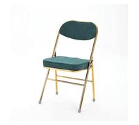 ZYSKABQ Sedia da ufficio pieghevole moderna imbottita con sedile in tessuto di vellutoe ideale per riunioni per ufficio camera da letto comode ed eleganti (taglia dorata B) Octopus feet