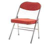ZYSKABQ Sedia da ufficio pieghevole moderna imbottita con sedile in tessuto di vellutoe ideale per riunioni per ufficio camera da letto comode ed eleganti (taglia dorata B) Octopus feet