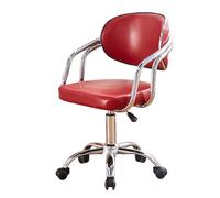 ZYSKABQ Sedia ergonomica da ufficio rossa per la casa con funzione di sollevamento, girevole e rotolante. Comoda sedia da scrivania per il lavoro Octopus feet