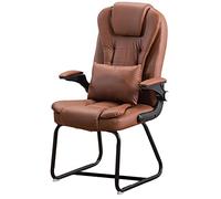 ZYSKABQ Sedia per computer da gioco per ufficio moderno senza ruote PU SALA DI ASSERAZIONE PU SEDIA GUIDER COMFY Conference Sedia con armi robuste seduti per la sala da pranzo moderna Octopus feet