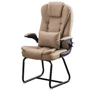 ZYSKABQ Sedia per computer da gioco per ufficio moderno senza ruote PU SALA DI ASSERAZIONE PU SEDIA GUIDER COMFY Conference Sedia con armi robuste seduti per la sala da pranzo moderna Octopus feet