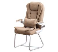 ZYSKABQ Sedia per ospiti da ufficio moderna in pelle PU con braccioli Comoda sedia laterale per conferenze per sala d'attesa o sala da pranzo Sedia da seduta robusta ed elegante Octopus feet
