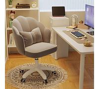 ZYSKABQ Sedia vanity in velluto con altezza regolabile e sedia per trucco rosa per ufficio e camera da letto (24 32 pollici) Octopus feet