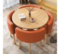 ZYSKABQ Tavolo da pranzo moderno da cucina set per 4 con sedie tavolo da bar per colazione piccolo e sedia set per mobili per ufficio o sala conferenze semplici Octopus feet