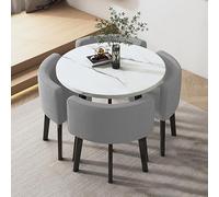 ZYSKABQ Tavolo da pranzo moderno da cucina set per 4 con sedie tavolo da bar per colazione piccolo e sedia set per mobili per ufficio o sala conferenze semplici Octopus feet