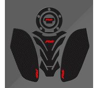 ZYSM Adesivo Serbatoio Carburante Moto Decalcomania Per Y&amaha YZF R6 YZFR6 2008-2015 Protezione Serbatoio Antigraffio Antiscivolo Adesivi serbatoio(Colore 2)