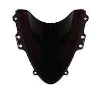 ZYSM Cupolino Parabrezza Per Moto Per Suzuki GSXR 600 750 K4 K5 2004 2005, Protezione Antivento Per Carenatura Parabrezza Visiera Schermo(Nero)