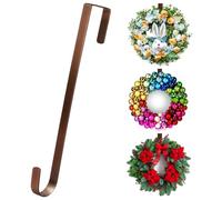 ZYSUN Ganci per ghirlande da 30,5 cm, ganci per appendere cartelli di benvenuto, ganci in metallo per decorazioni per porta d'ingresso, sottili ganci per porta d'ingresso, per Pasqua, Halloween,