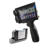 ZYT-DHRUCB Stampante a getto d'inchiostro portatile intelligente, touch screen da 4,3 pollici/alta risoluzione 600 Dpi, adatta per cartoni, imballaggi alimentari, bottiglie per bevande,Green