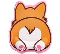 ZYTB Tappetino for Mouse Mouse Pad con poggiapolsi 3D Corgi Butt Mousepad Supporto for Il Polso Tappetino ergonomico Tappetino Mouse Gamer Mouse-Mat 270 * 225 * 20 Millimetri