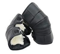 ZYTC Ginocchiere in lana Ginocchiere per equitazione Ginocchiere per moto invernali Mantenere al caldo Protezione dal freddo Resistente al vento 3D ingegneria del corpo umano Unisex