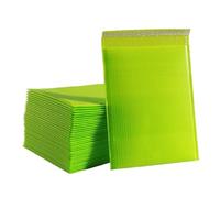 ZythrXLate Busta per imballaggio autosigillante 10 pz/lotto Bubble Mailer Poly Buste Imbottite Autosigillanti for Imballaggio Colorate for Il Libro(Green,18 * 23cm)