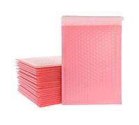 ZythrXLate Busta per imballaggio autosigillante 100 pz Bubble Mailer Poly Buste imbottite con sigillo automatico Sacchetti regalo for libri Rivista Foderato Self Seal(Pink-100pcs,11 * 15cm)