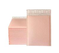 ZythrXLate Busta per imballaggio autosigillante 100 pz Bubble Mailer Poly Buste imbottite con sigillo automatico Sacchetti regalo for libri Rivista Foderato Self Seal(Light pink-100pcs,11 * 13cm)