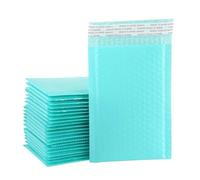 ZythrXLate Busta per imballaggio autosigillante 100 pz Bubble Mailer Poly Buste imbottite con sigillo automatico Sacchetti regalo for libri Rivista Foderato Self Seal(Blue-100pcs,15 * 20cm)