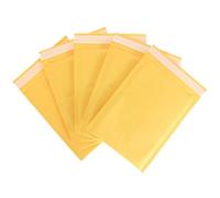 ZythrXLate Busta per imballaggio autosigillante 100 Pz/lotto Buste a bolle di carta Kraft Borse postali spedizione imbottite con sacchetto postale a Varie dimensioni Giallo(18x23cm)