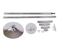 ZythrXLate Kit for Asta da Ballo Portatile statico Portatile Rimovibile for spogliarellista Professionale Portatile Sportivo for Esercizi, Club, Feste, Pub, casa per Studio di Danza, Famiglia